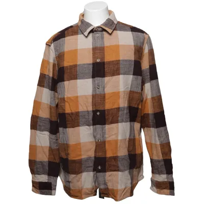 Flanellskjorta (Brun, Beige, Vit) från Knowledge Cotton Apparel Ekologisk bomull