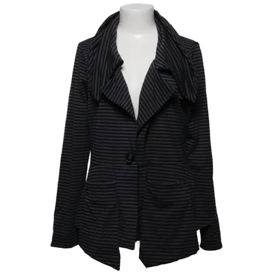 Strickjacke (Schwarz, Grau) von Boris Industries Elasthan, Polyester, Viskose