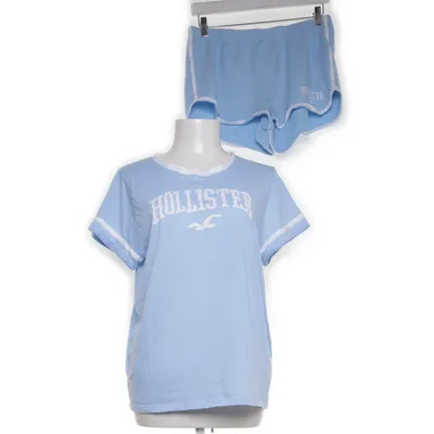 Set (Blauw) van Hollister Katoen, Elastaan, Polyester