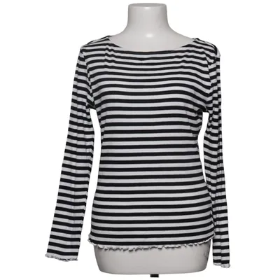 Långärmad t-shirt (Svart, Vit) från Women Bomull, Elastan