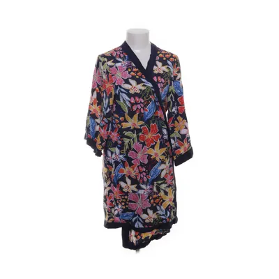 Dressing gown (Blue, Multicolored) from Body Essentials by Tchibo Viscose