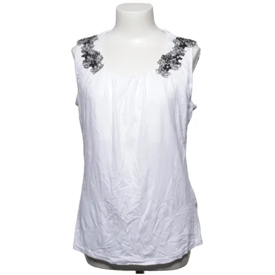 Débardeur (Blanc, Noir) de Heine Élasthane, Polyester, Viscose