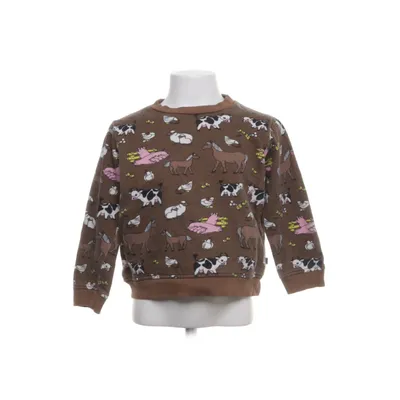 Sweatshirt (Brun, Flerfarvet) fra Småfolk Økologisk bomuld