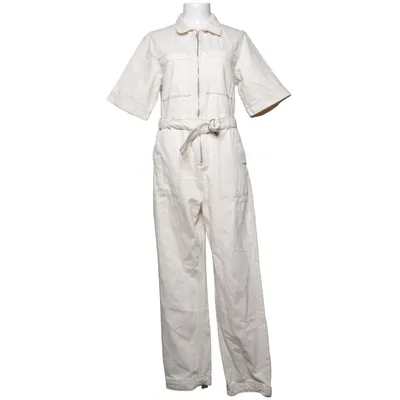 Jumpsuit (Petrol Denim Boiler Ecru) van Weekday Katoen