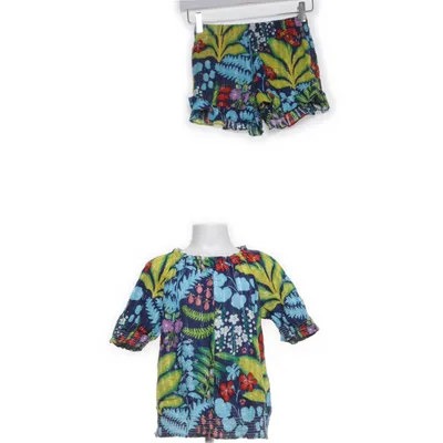 Set (Blå, Flerfärgad) från Crewcuts Bomull, Metallfiber