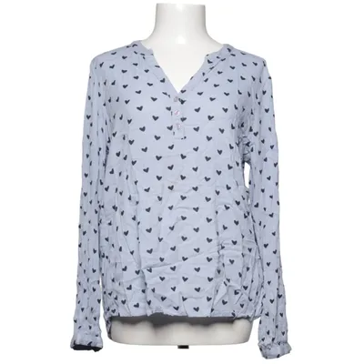 Bluse (Blå, Sort) fra Kaffe Viscose