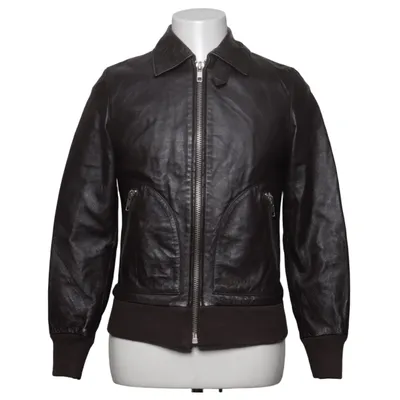 Läderjacka (Brun) från Elvine Skinn, Polyester