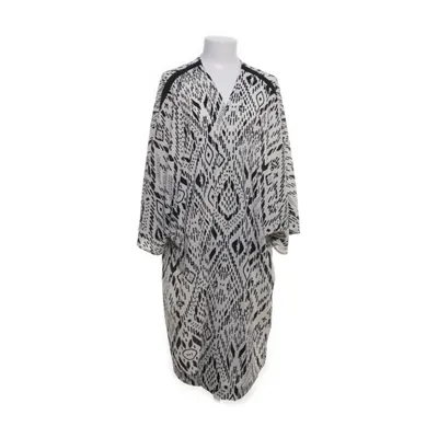 Kimono (Wit, Zwart) van ONLY Carmakoma Elastaan, Polyester