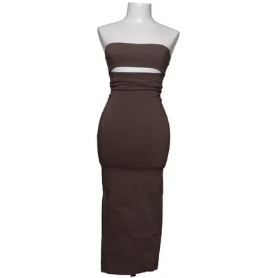 Robe longue (Marron) de Bershka Polyamide, Viscose