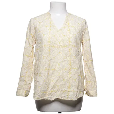 Blouse (Geel, Wit) van Fabindia