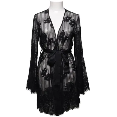 Dressing gown (Black) from Private Collection by Hunkemöller Polyamide
