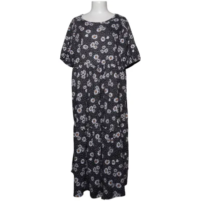 Robe longue (Noir, Blanc) de Yours Élasthane, Polyester