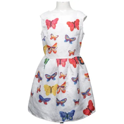 Jurk (Wit, Meerkleurig) van Fashion Classic