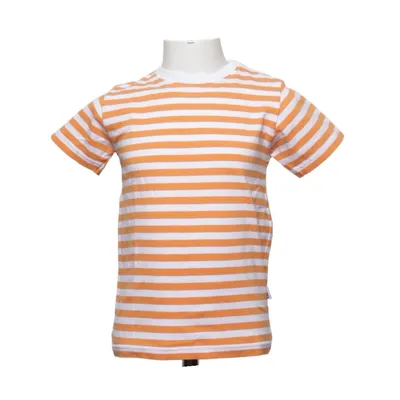 T-shirt (Orange, White) from Liliput Cotton, Polyester