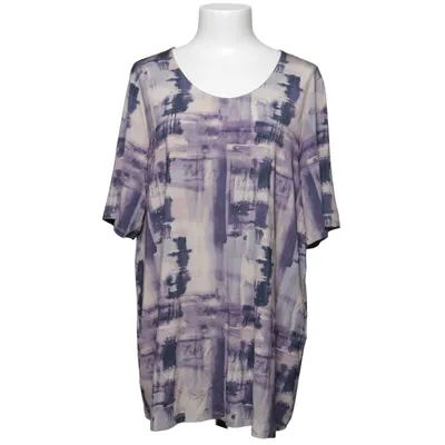 Top (Purple, Multicolored) from Selection by Ulla Popken Elastane, Viscose