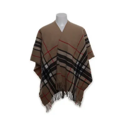 Poncho (Brown, Black, Red) from James Pringle Weavers