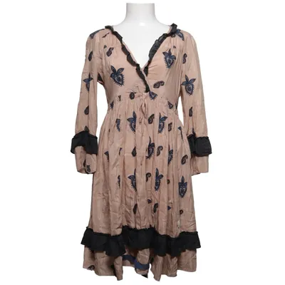 Dress (Beige, Blue) from Odd Molly Cotton, Silk