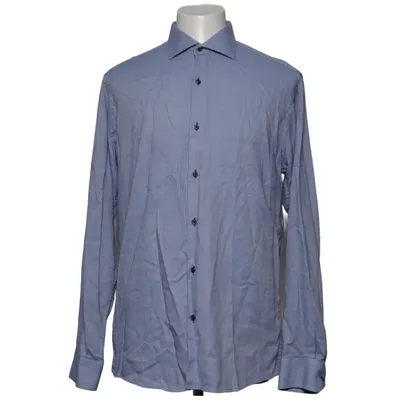 Shirt (Blauw, Wit) van Seven Seas Katoen