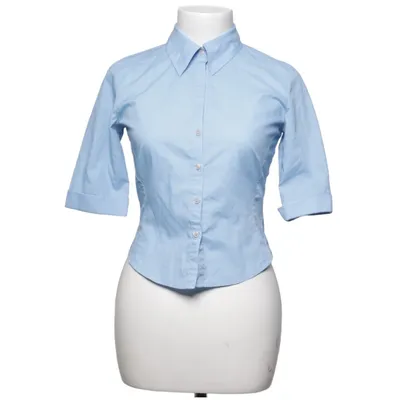 Chemise (Bleu) de Topshop Coton, Polyester