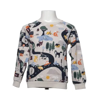 Sweatshirt (Beige, Multicolore) de Polarn O. Pyret Coton biologique