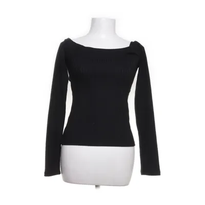 Långärmad t-shirt (Svart) från Lindex Elastan, Polyester, Viskos