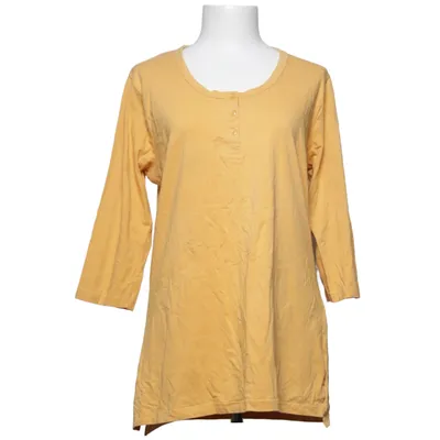 Henley shirt (Yellow) from Cotton Traders Cotton, Elastane
