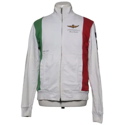 Träningsjacka (Vit, Grön, Röd) från Aeronautica Militare Bomull
