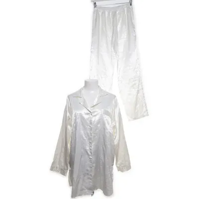 Pyjamas (Vit) från IsaDora Polyester, Ull