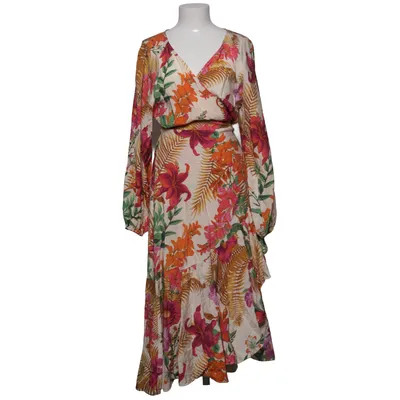 Wrap dress (Beige, Multicolored) from H&M Polyamide, Viscose