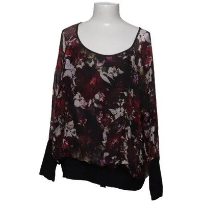 Blouse (Zwart, Meerkleurig) van Gina Laura Elastaan, Zijde, Viscose