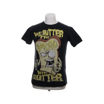 T-shirt (Svart, Gul) från Gildan Bomull