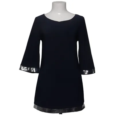 Robe (Bleu, Argent) de Nina Leonard Élasthane, Polyester