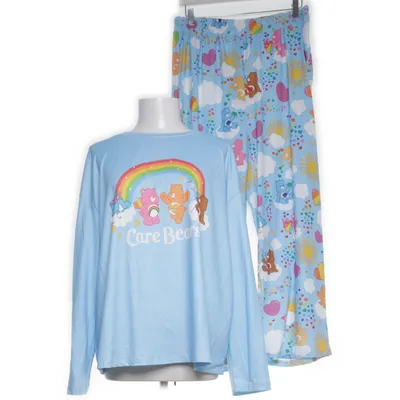 Pyjama (Blauw, Meerkleurig) van Shein Elastaan, Polyester