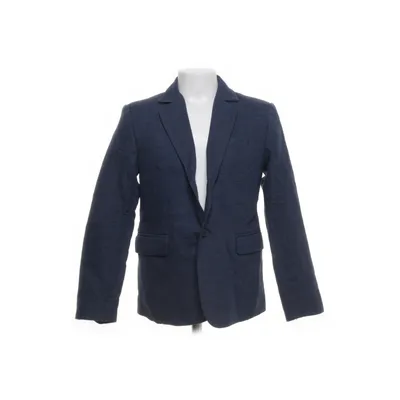 Blazer (Blue) from H&M Cotton, Linen, Polyester