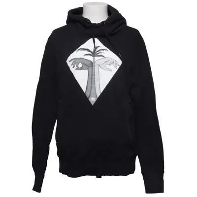 Capuchon sweater (Zwart) van Real Palm Wear Organisch katoen