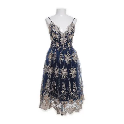 Cocktailklänning (Blå, Beige) från Chi Chi London Polyamid