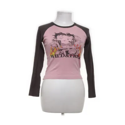 Lange mouwen shirt (Roze, Bruin) van Betty Boop Organisch katoen