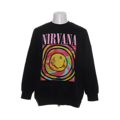 Collegetröja (Svart, Flerfärgad) från Nirvana Bomull, Polyester