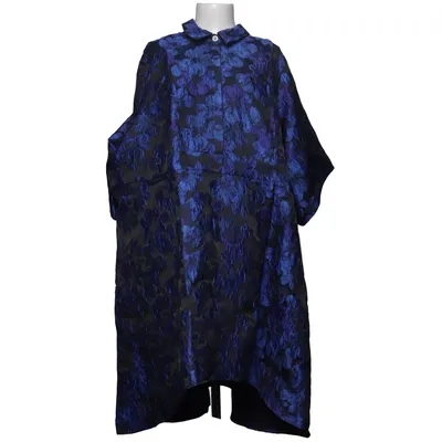 Dress (Blue, Black) from Zizzi Polyester