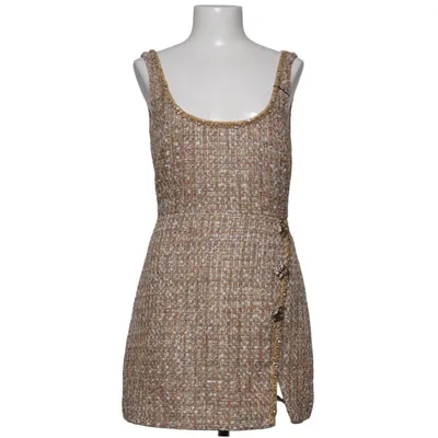 Robe (Or, Multicolore) de Self-Portrait Fibre métallique, Polyester, Viscose