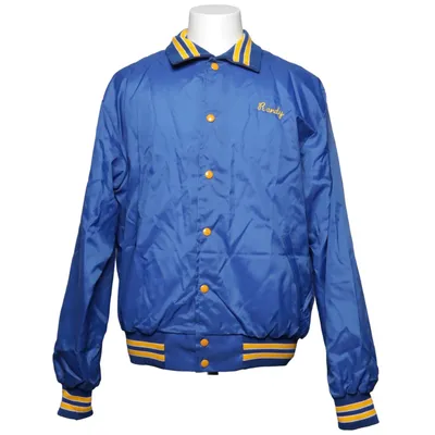 Varsity jacket (Blue, Yellow) from Rennoc Polyamide, Polyester