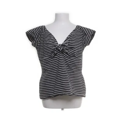 Top (Black, White) from Hell Bunny Cotton, Elastane