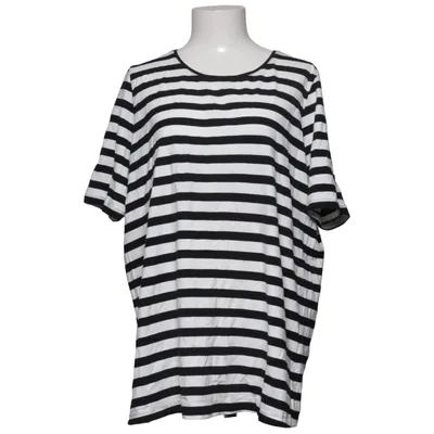 T-shirt (Svart, Vit) från Lindex Bomull, Elastan