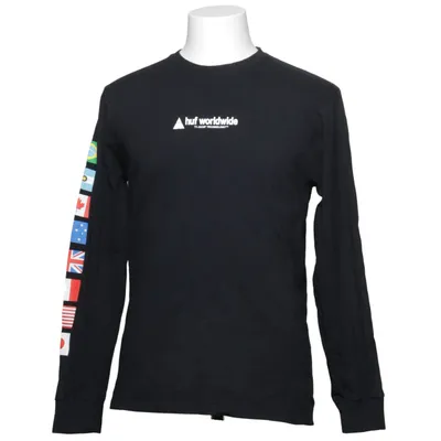 T-shirt à manches longues (Noir) de HUF Coton
