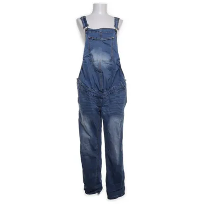 Tuinbroek (Blauw) van BPC Mama Katoen, Polyester, Viscose