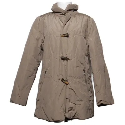 Wintermantel (Beige) von Lebek Collection Baumwolle, Metallfaser, Polyester