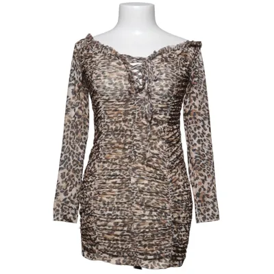 Jurk (Bruin, Zwart) van Boohoo Night Elastaan, Polyester