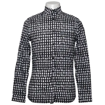 Shirt (Zwart, Wit) van Emilio Denim Katoen, Elastaan