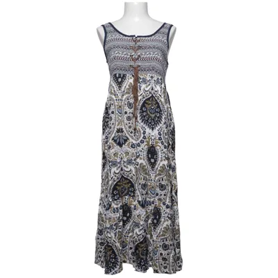 Maxikleid (Weiß, Blau, Grün) von Last Girl Baumwolle