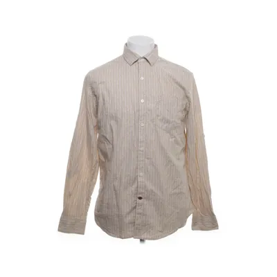 Button down shirt (Beige, White) from Netplay Cotton